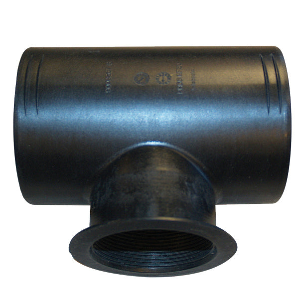 T-connector with backside nut built in Ø90/90/60mm